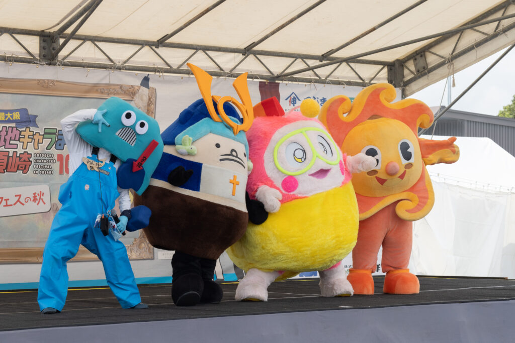 『ご当地キャラまつりIN須崎』にうとん行長しゃんが初登場！